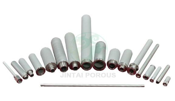 Sintered porous metal filters